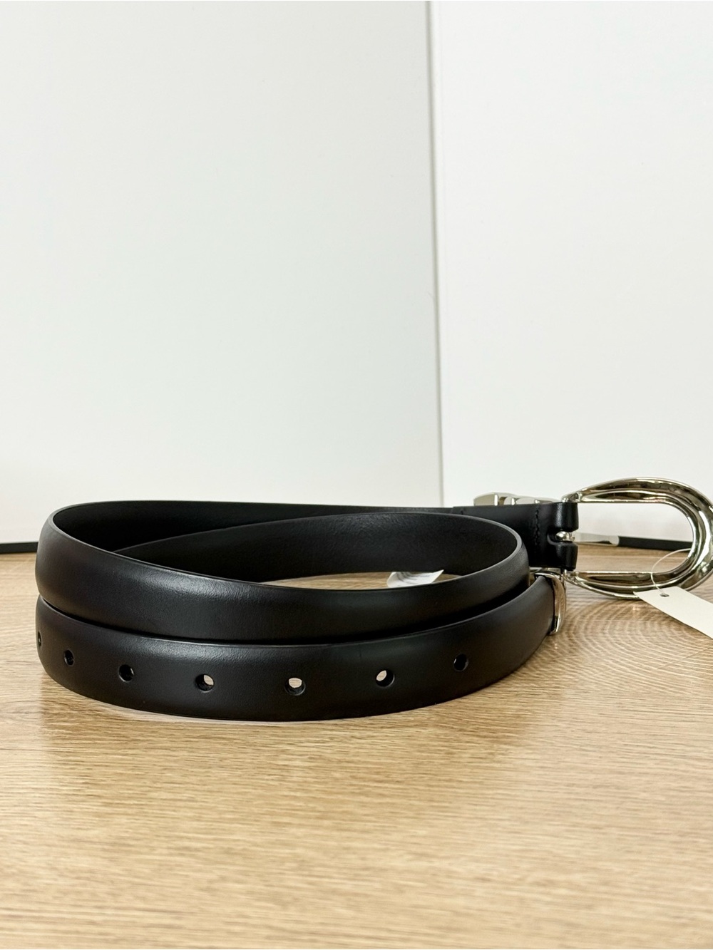 Madewell Triple Metal Keeper Leather Belt Size Medium - Picture 2 of 9